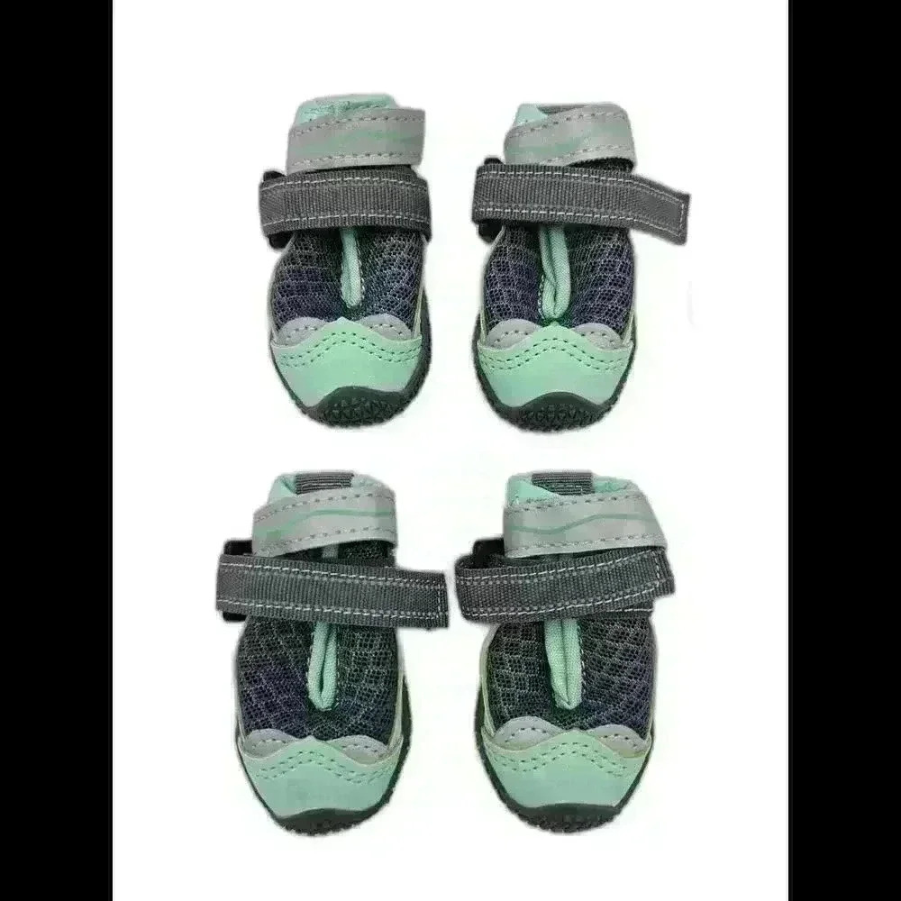 Eco-Friendly Dog Booties - Breathable Mesh with Anti-Slip Sole
